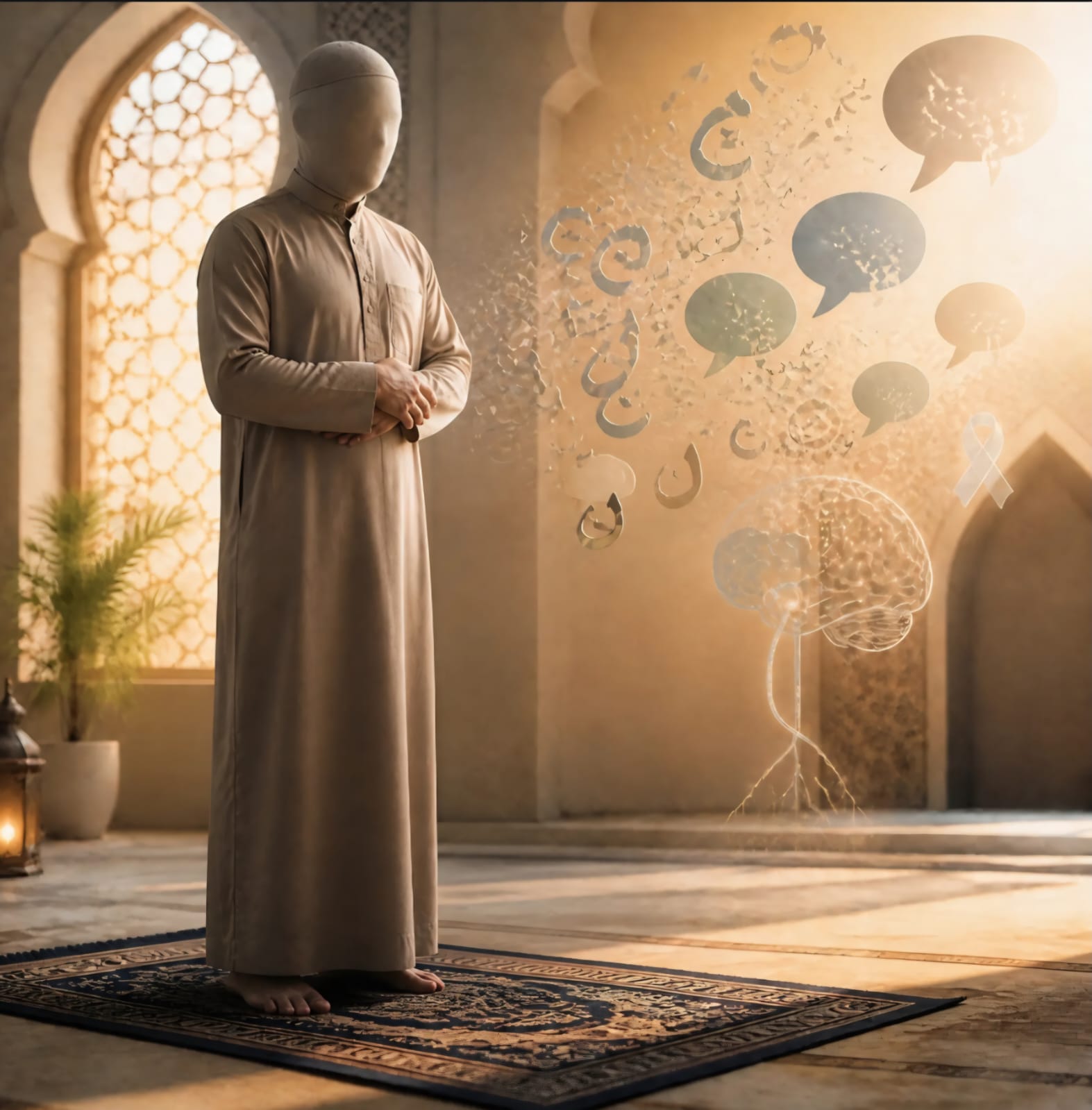 Salah for a person with aphasia
